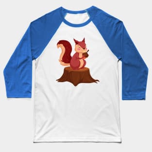 Squirrel Baseball T-Shirt